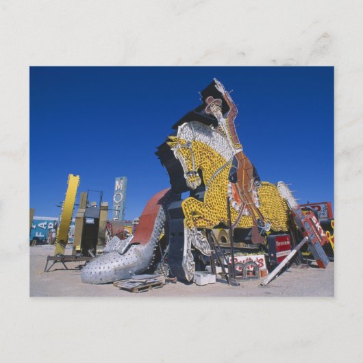 Verenigde Staten, Nevada, Las Vegas, borden in jun Briefkaart (Voorkant)