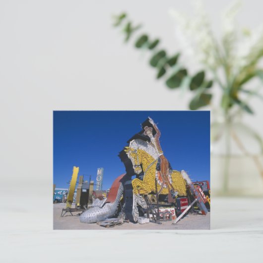 Verenigde Staten, Nevada, Las Vegas, borden in jun Briefkaart (Staand voorkant)