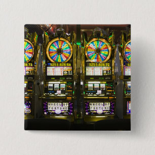 Verenigde Staten, Nevada, Las Vegas. McCarran Inte Vierkante Button 5,1 Cm