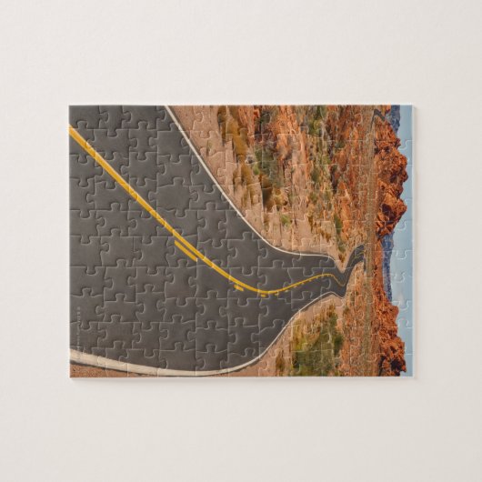 Verenigde Staten, Nevada, Valley of Fire, woestijn Legpuzzel (Horizontaal)