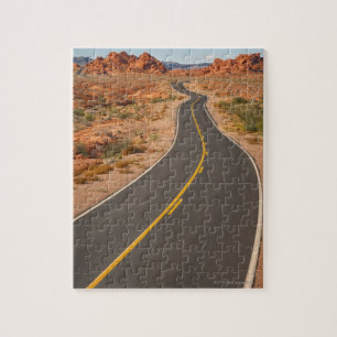 Verenigde Staten, Nevada, Valley of Fire, woestijn Legpuzzel