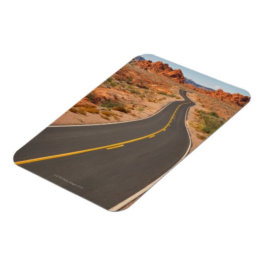 Verenigde Staten, Nevada, Valley of Fire, woestijn Magneet (Linkerzijde)