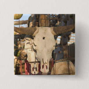 Verenigde Staten, New Mexico, Mesilla: Historic Me Vierkante Button 5,1 Cm