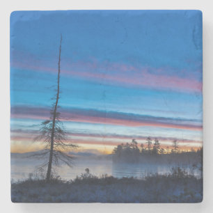 Verenigde Staten, New York, Adirondack Mountains Stenen Onderzetter