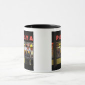 Verenigde Staten, New York. Gray's Papaya: venster Mok (Midden)