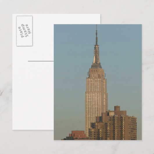 Verenigde Staten, New York, New York City, Manhatt Briefkaart (Voorkant / Achterkant)
