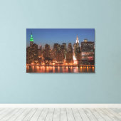 Verenigde Staten, New York, New York City, Manhatt Canvas Afdruk (Insitu (Houten vloer))
