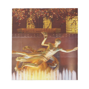 Verenigde Staten, New York, New York City, standbe Notitieblok