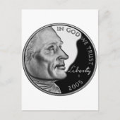 Verenigde Staten Nickel Briefkaart (Voorkant)