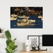 Verenigde Staten, Noord-Amerika, Maine, Bernard, G Poster (Thuiskantoor)