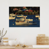 Verenigde Staten, Noord-Amerika, Maine, Bernard, G Poster (Keuken)