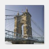 Verenigde Staten, Ohio, Cincinnati: Roebling Suspe Magneet (Voorkant)