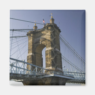 Verenigde Staten, Ohio, Cincinnati: Roebling Suspe Magneet