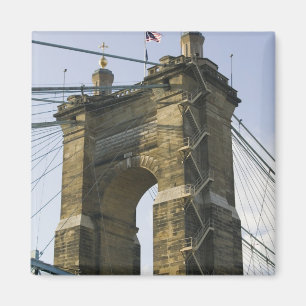 Verenigde Staten, Ohio, Cincinnati: Roebling Suspe Magneet
