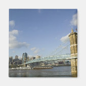 Verenigde Staten, Ohio, Cincinnati: Roebling Suspe Magneet (Voorkant)