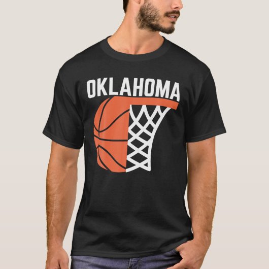 Verenigde Staten Oklahoma basketbal T-shirt (Voorkant)