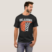 Verenigde Staten Oklahoma basketbal T-shirt (Voorkant volledig)