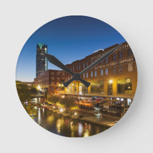 Verenigde Staten, Oklahoma, Oklahoma City, Brickto Ronde Klok