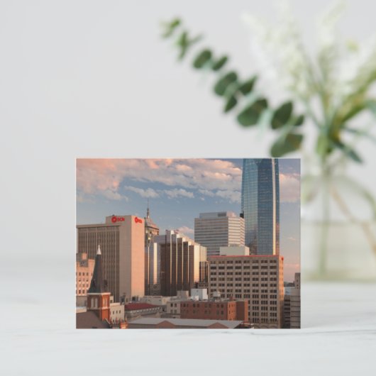 Verenigde Staten, Oklahoma, Oklahoma City, hooggep Briefkaart (Staand voorkant)