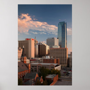 Verenigde Staten, Oklahoma, Oklahoma City, hooggep Poster
