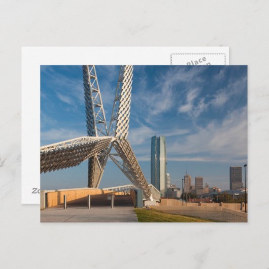 Verenigde Staten, Oklahoma, Oklahoma City, Skydans Briefkaart (Voorkant / Achterkant)