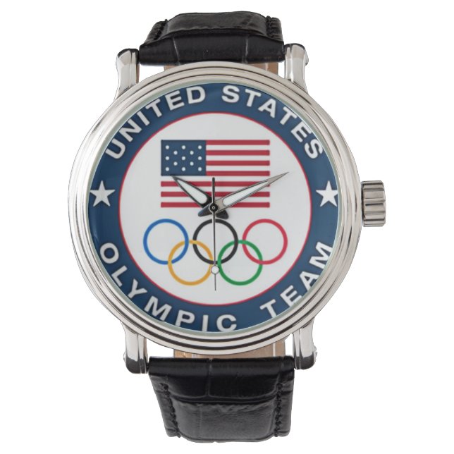 Verenigde Staten Olympische Team Watch, Olympische Horloge (Voorkant)