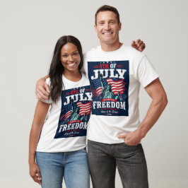 Verenigde Staten Onafhankelijkheidsdag 4 juli Patr T-shirt