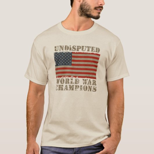 Verenigde Staten, onbetwistbare wereldkampioenen T-shirt (Voorkant)