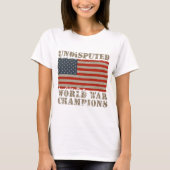 Verenigde Staten, onbetwistbare wereldkampioenen T-shirt (Voorkant)