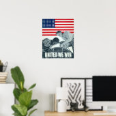 Verenigde Staten Onbewerkte  Foto's Amerikaanse Ou Poster (Thuiskantoor)