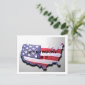 Verenigde Staten , onder nieuw beheer 1. 20. 09 Briefkaart (Staand voorkant)