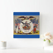 Verenigde Staten Onze Standaard Koffie Vierkante Klok (Huis)