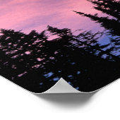 Verenigde Staten, Oregon, berg Hood uit Timberline Poster (Hoek)