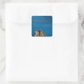 Verenigde Staten, Oregon, Crater Lake, Phantom Shi Vierkante Sticker (Tas)