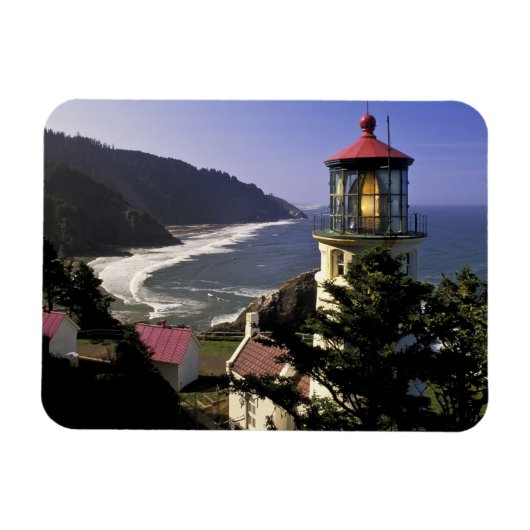 Verenigde Staten, Oregon, Florence. Heceta Head Li Magneet (Horizontaal)