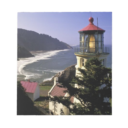 Verenigde Staten, Oregon, Florence. Heceta Head Li Notitieblok (Voorkant)