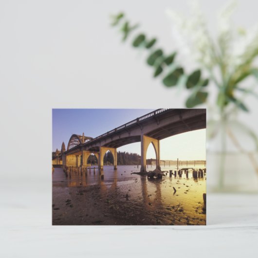 Verenigde Staten, Oregon, Florence. Siuslaw Bridge Briefkaart (Staand voorkant)