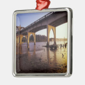 Verenigde Staten, Oregon, Florence. Siuslaw Bridge Metalen Ornament (Links)