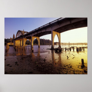 Verenigde Staten, Oregon, Florence. Siuslaw Bridge Poster