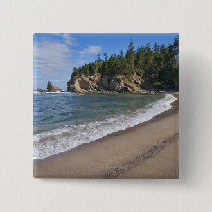 Verenigde Staten, Oregon, kustlijn Vierkante Button 5,1 Cm