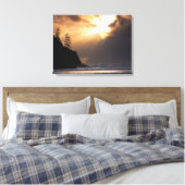 Verenigde Staten, Oregon, nabij Oswald West State Canvas Afdruk (Insitu (Slaapkamer))