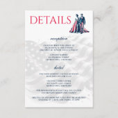 Verenigde Staten Paar Informatiekaartje (Voorkant)