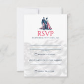Verenigde Staten Paar RSVP Kaartje (Voorkant)