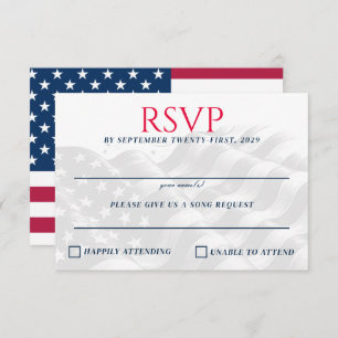 Verenigde Staten Paar RSVP Kaartje