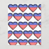 Verenigde Staten Patriotic Balloon 1e verjaardag U Flyer (Achterkant)