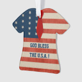 Verenigde Staten Patriotic Ugly Sweater Persoonlij Ornament (voorkant)