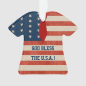 Verenigde Staten Patriotic Ugly Sweater Persoonlij Ornament (voorkant)