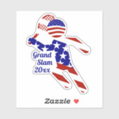 Verenigde Staten Patriottisch MANNEN Sticker (Vel)