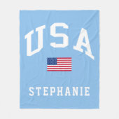 Verenigde Staten Patriottische Onafhankelijkheidsd Fleece Deken (Voorkant)