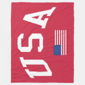Verenigde Staten Patriottische Onafhankelijkheidsd Fleece Deken (Voorkant)